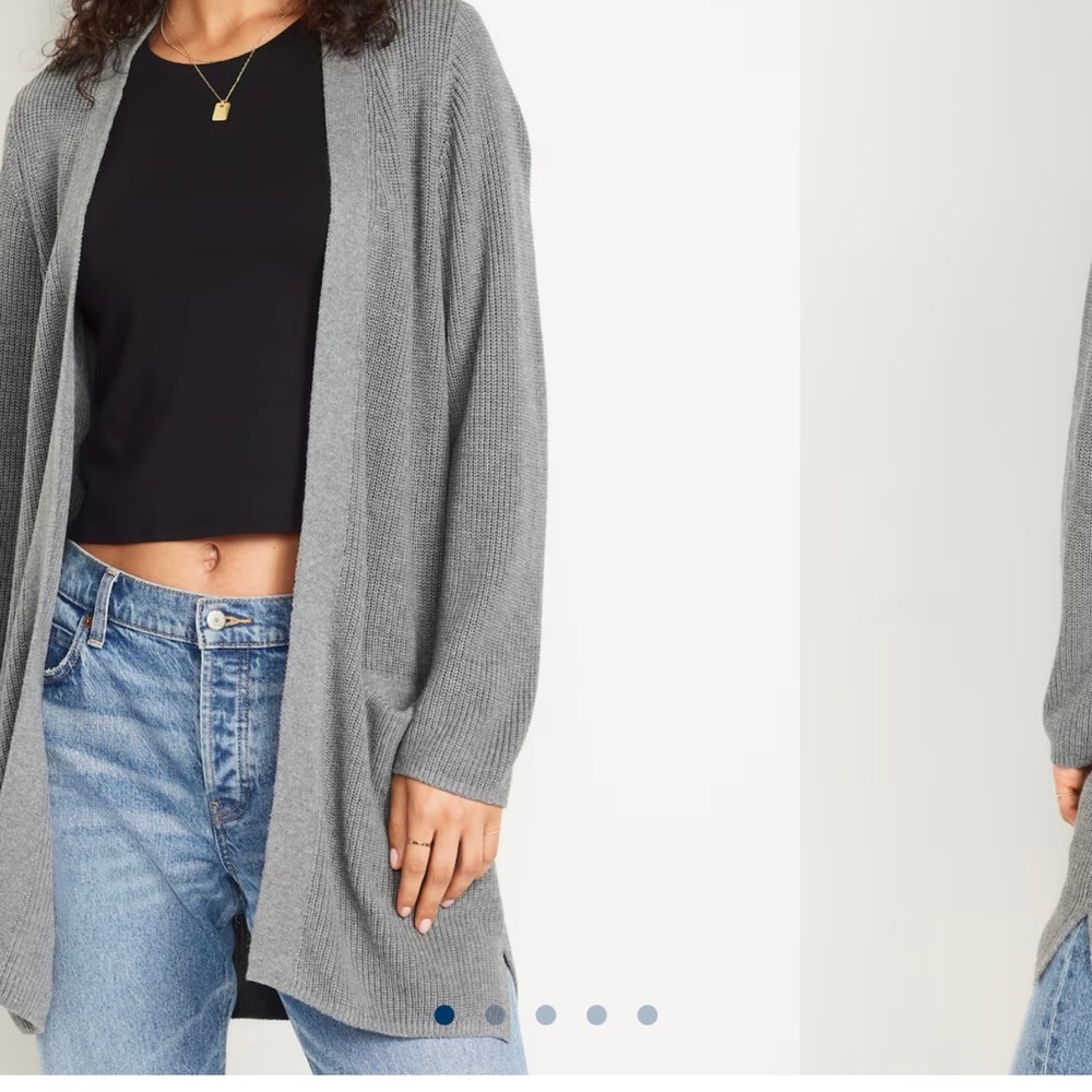 Old navy cream Open Front Women's cardigan